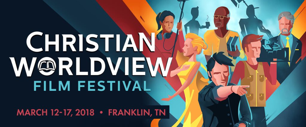 Banner for the Christian Worldview Film Festival, March 2018