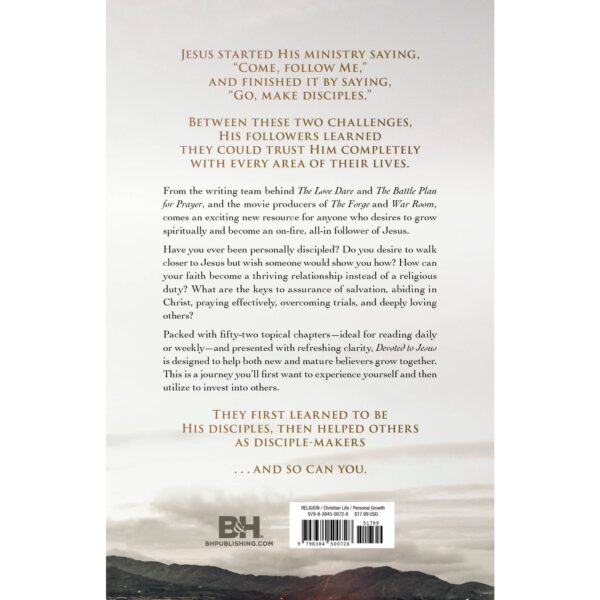 Devoted to Jesus Book Back cover